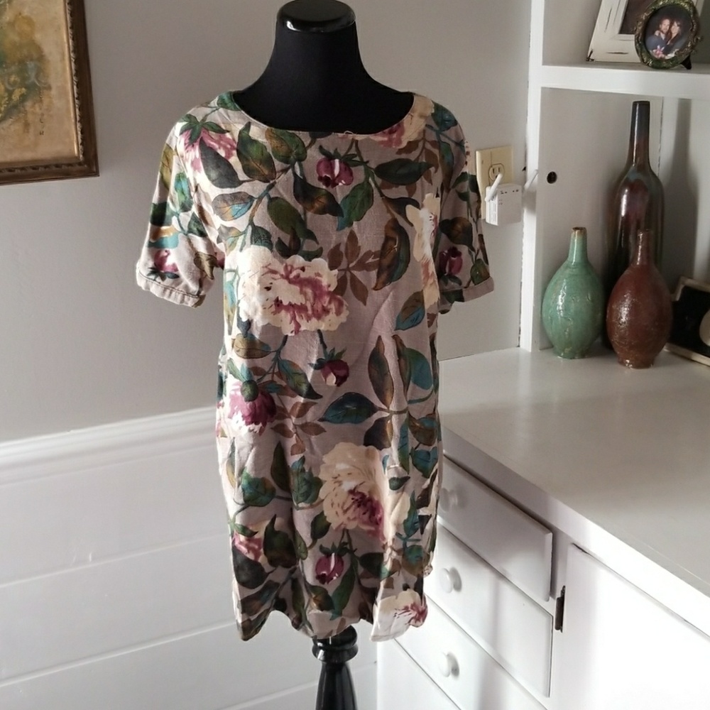 Tunic Floral Print Dress